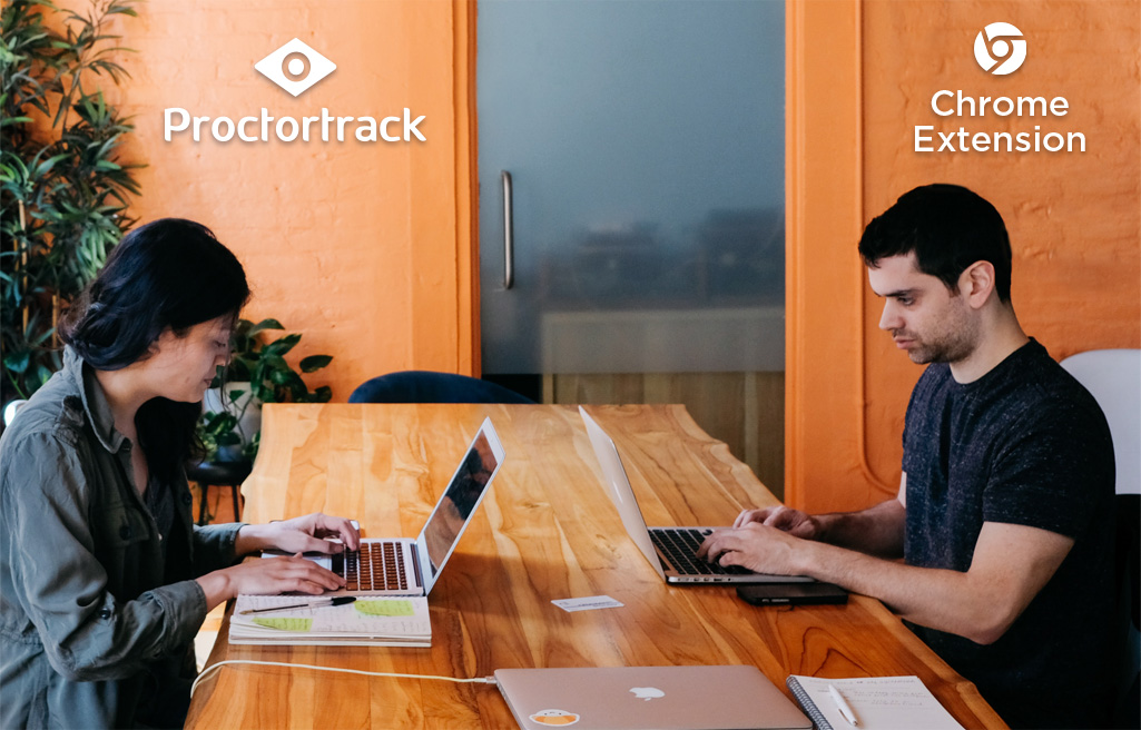 online proctored exam download proctortrack browser extension for proctoring.exam remote invigilation, remote supervisor, invigilator online test, remote invigilation system.