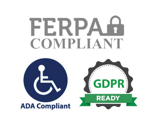 Security Matters: FERPA, ADA, GDPR ready