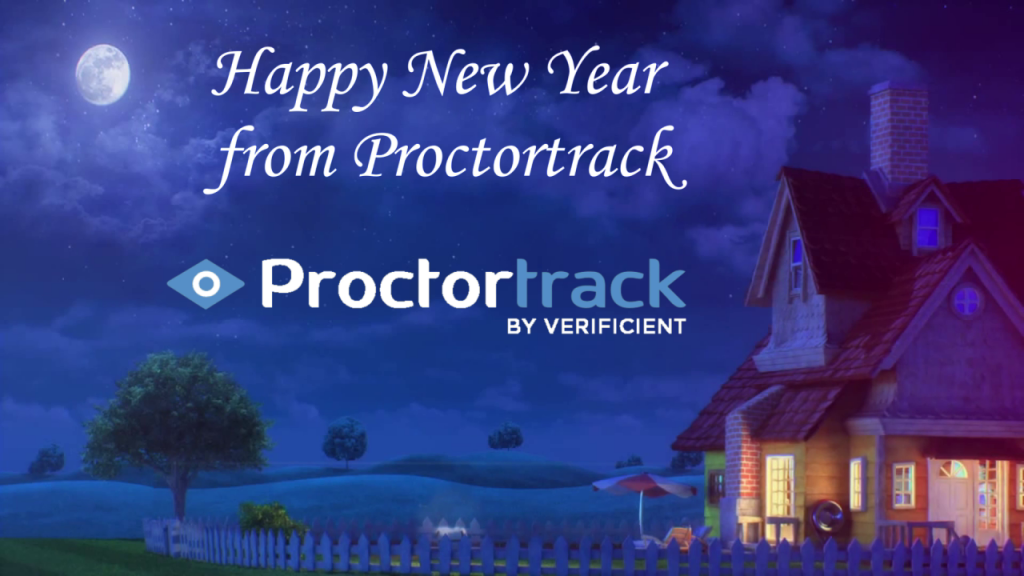 Happy New year 2020 proctortrack by verificient