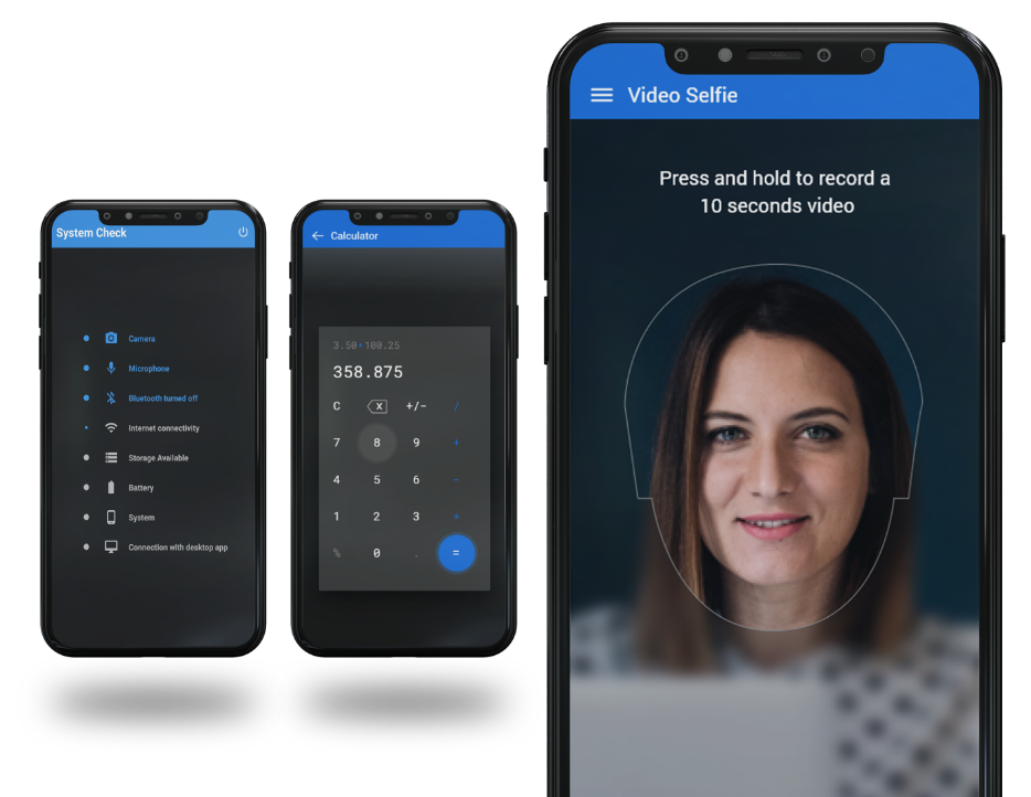proctortrack remote proctoring mobile app with features Mobile Lockdown. Proctortrack uses AI catch the cheaters.